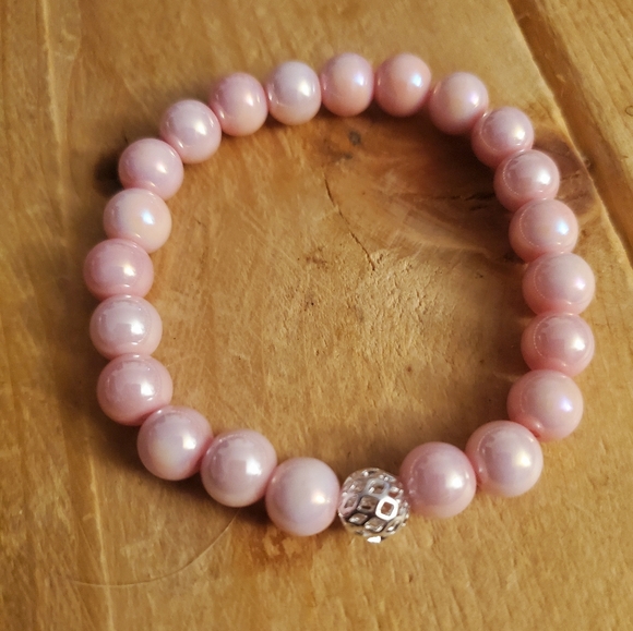 Glass beads bracelet - Picture 2 of 2